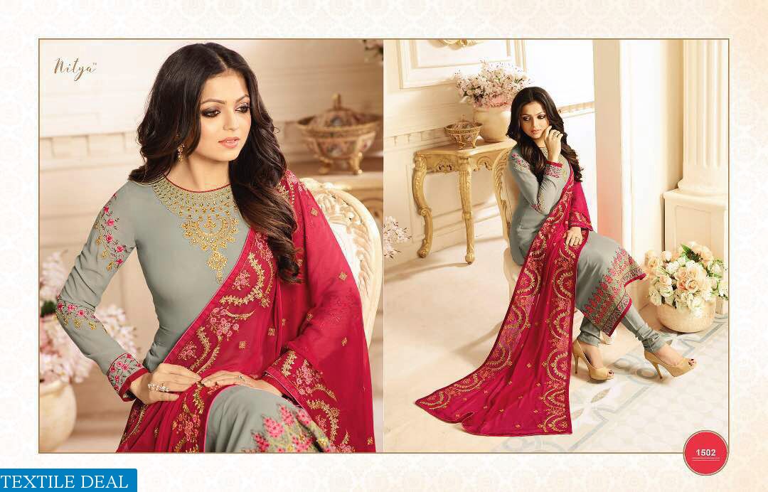 Lt nitya Suits vol-105 Wholesale Straight Celebration Special Suits